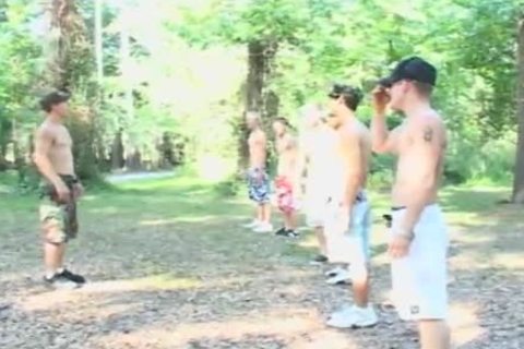 Two Country twinks Wrestle naked Then blow Each Other