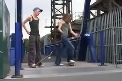 lengthy Haired Skater receives Dicked