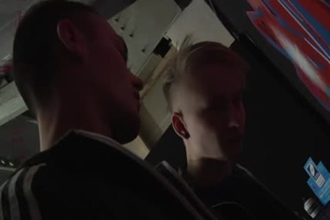 lascivious Amateurs Having A rough homosexual Sex In Night Club