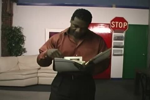 White Perv gets dark rod castigation