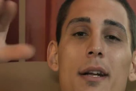 Tattoo Latin Criminal Masturbates Into Your mouth