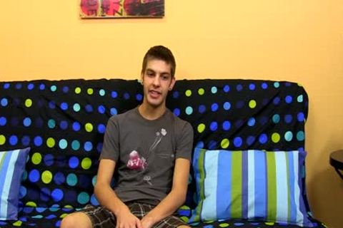 sleazy brunette hair Max Morgan Interview Then Jerking Session - BoyFriendTVcom