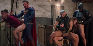 Just shlong League : A gay XXX Parody - Colby Keller with Johnny Rapid anal Nail