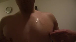 nasty hot teen on his knees engulfing for help