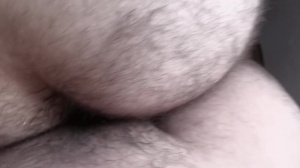 A teddy bear acquires a rod into his shaggy butthole