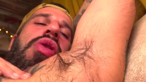 PitsAndPubes - Hairy Romeo Davis sniffing