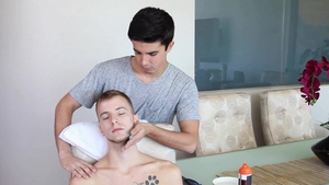 GayRoom: Calvin Cuffs sucks dick and fucks