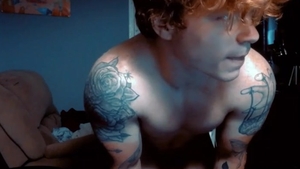 attractive Ginger Cums Twice