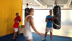 Steele's Submissive Athletic Protégés