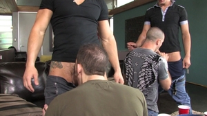 Falcon Studios: Bros Get Gangbanged