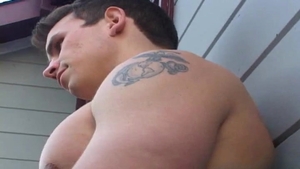 Next Door Male: Exploding Jism on Rrippling Abs