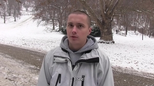 Czech Hunter: Blizzard's Bravest Buck Naked and Proud