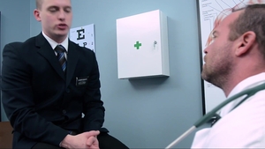 Missionary Boys: Isaacs Fingers Himself as Doctor Watches